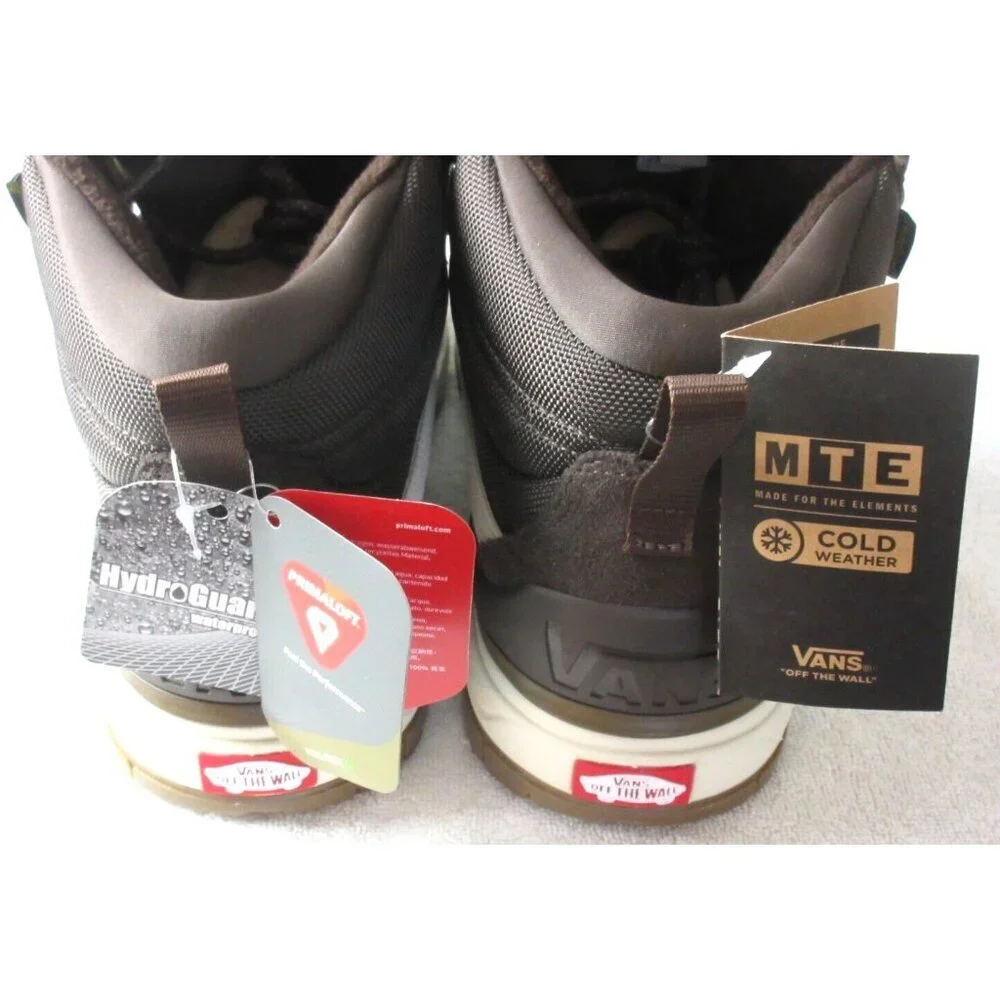 Vans Men's UltraRange Exo Hi MTE-2 All Weather Boots Demitasse Brown Size 11 NIB - Picture 6 of 6